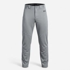 Under Armour Mens Gray HeatGear Baseball Pants Loose Fit Size Large LG